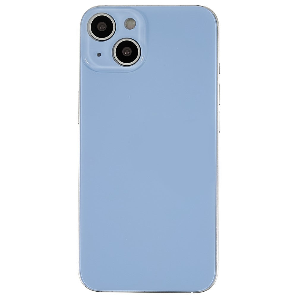 Tapa Bateria Back Cover (Agujero Ancho) iPhone 14 Azul