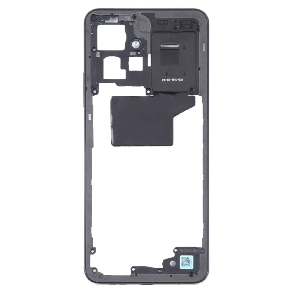 Chasis Carcasa Trasera Marco Xiaomi Redmi Note 12 4G Negro