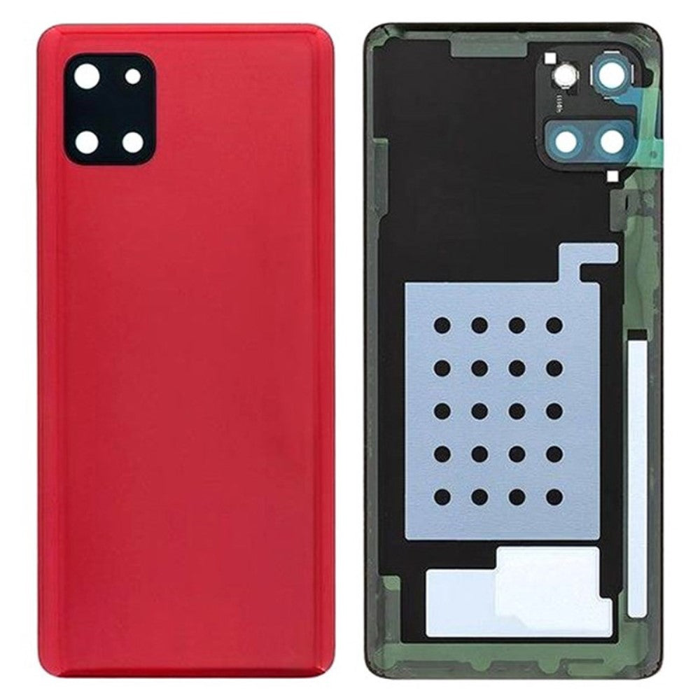 Cache Batterie Cache Arrière + Objectif Caméra Arrière Samsung Galaxy Note10 Lite 4G N770 Rouge