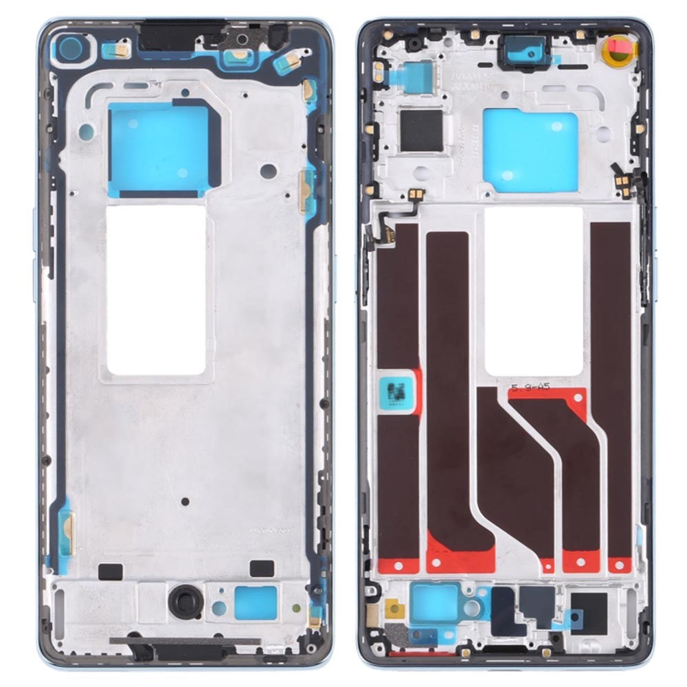 Châssis central LCD Oppo Reno6 Pro 5G bleu