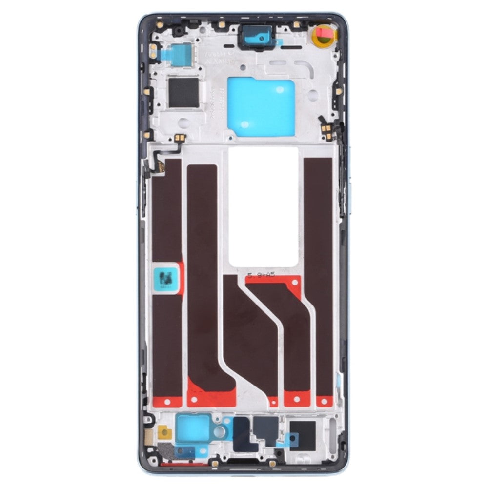 Châssis central LCD Oppo Reno6 Pro 5G bleu