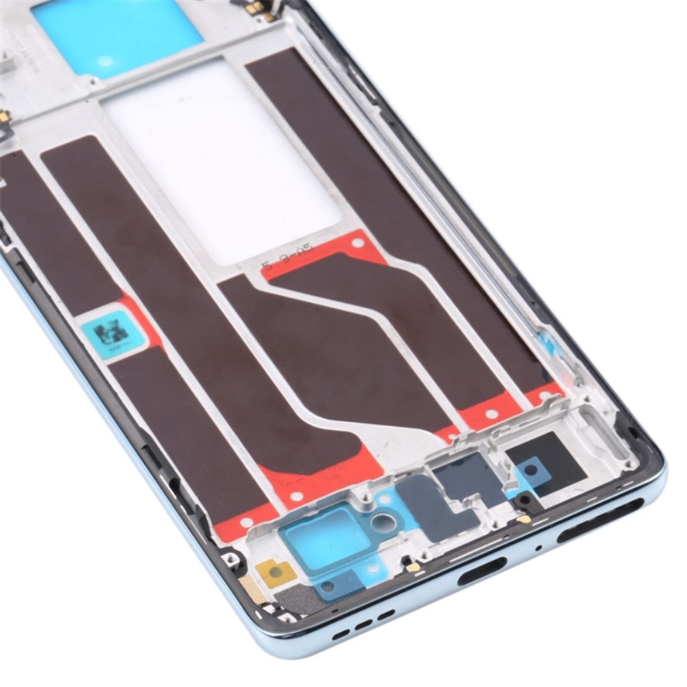 LCD Middle Frame Chassis Oppo Reno6 Pro 5G Blue