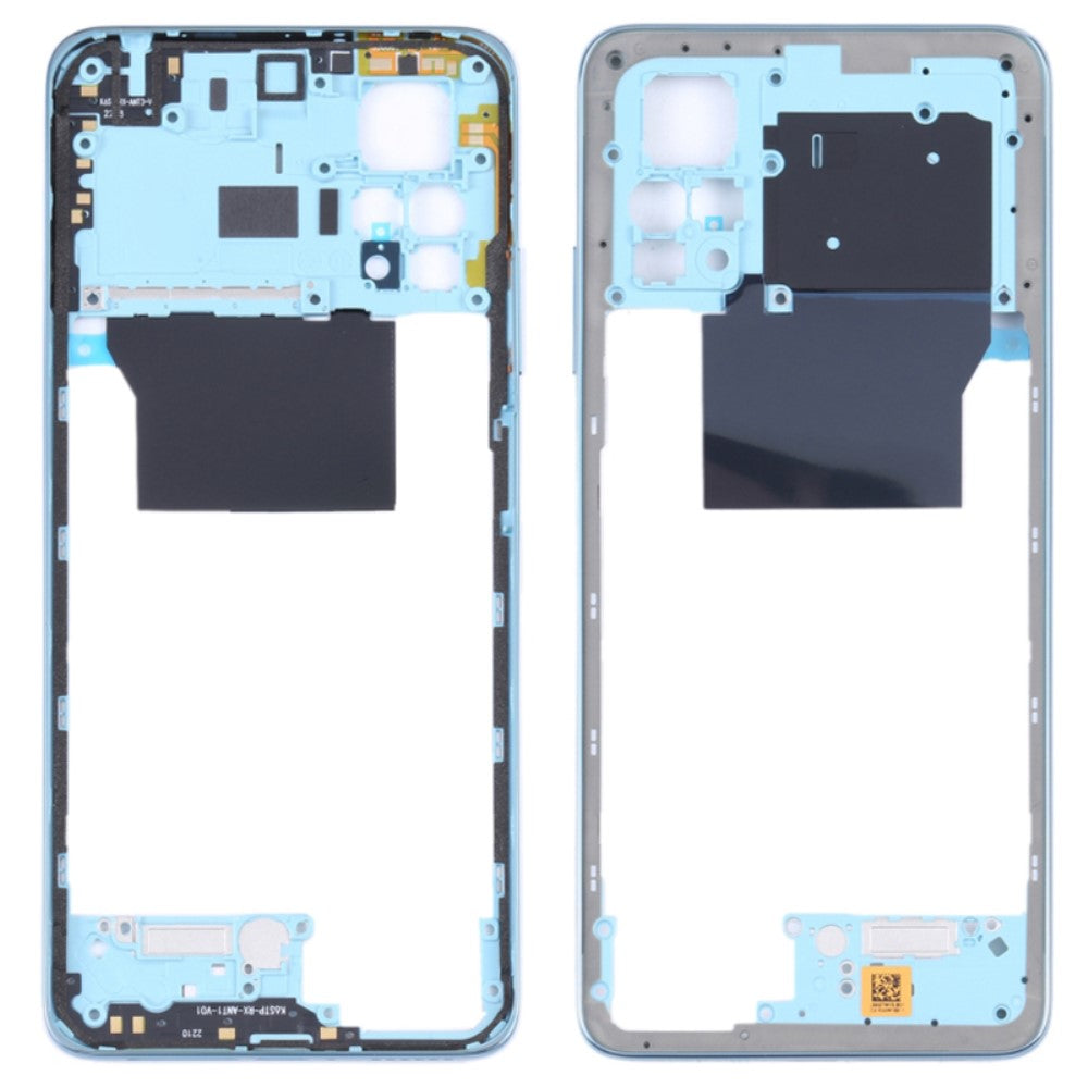 Chasis Carcasa Trasera Marco Xiaomi Redmi Note 11 Pro 4G (MediaTek) 2201116TG 2201116TI Azul Claro
