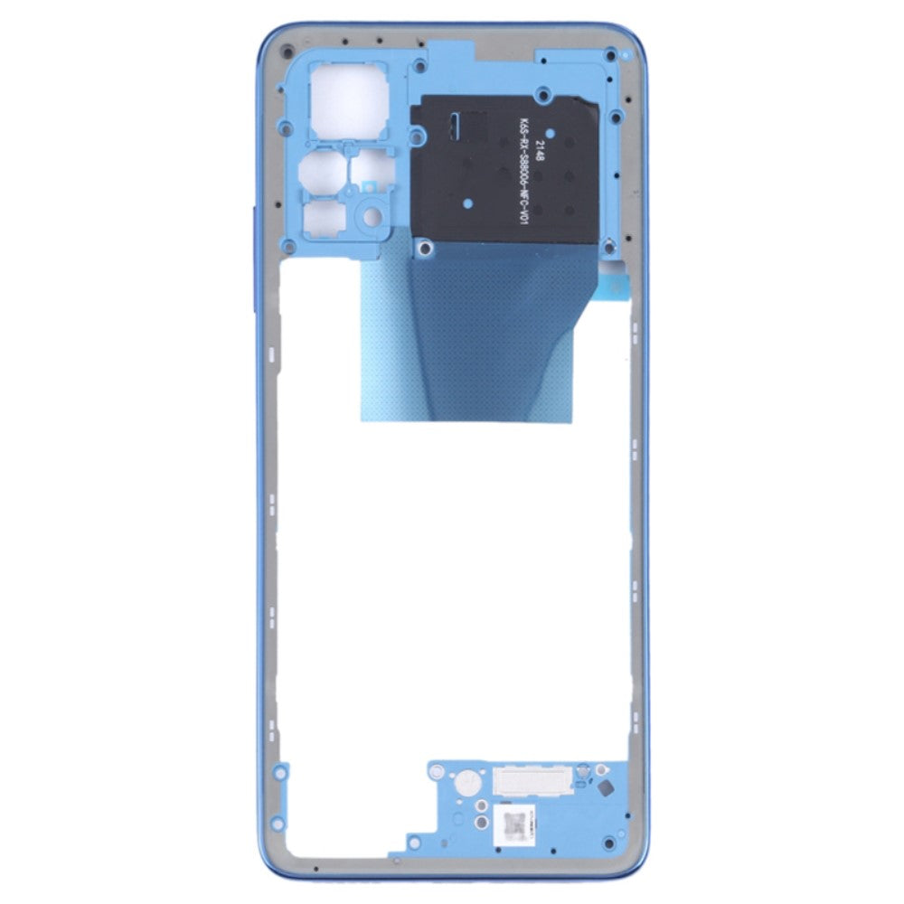 Cadre de couverture arrière du châssis Xiaomi Redmi Note 11 Pro 4G (MediaTek) 2201116TG 2201116TI bleu foncé