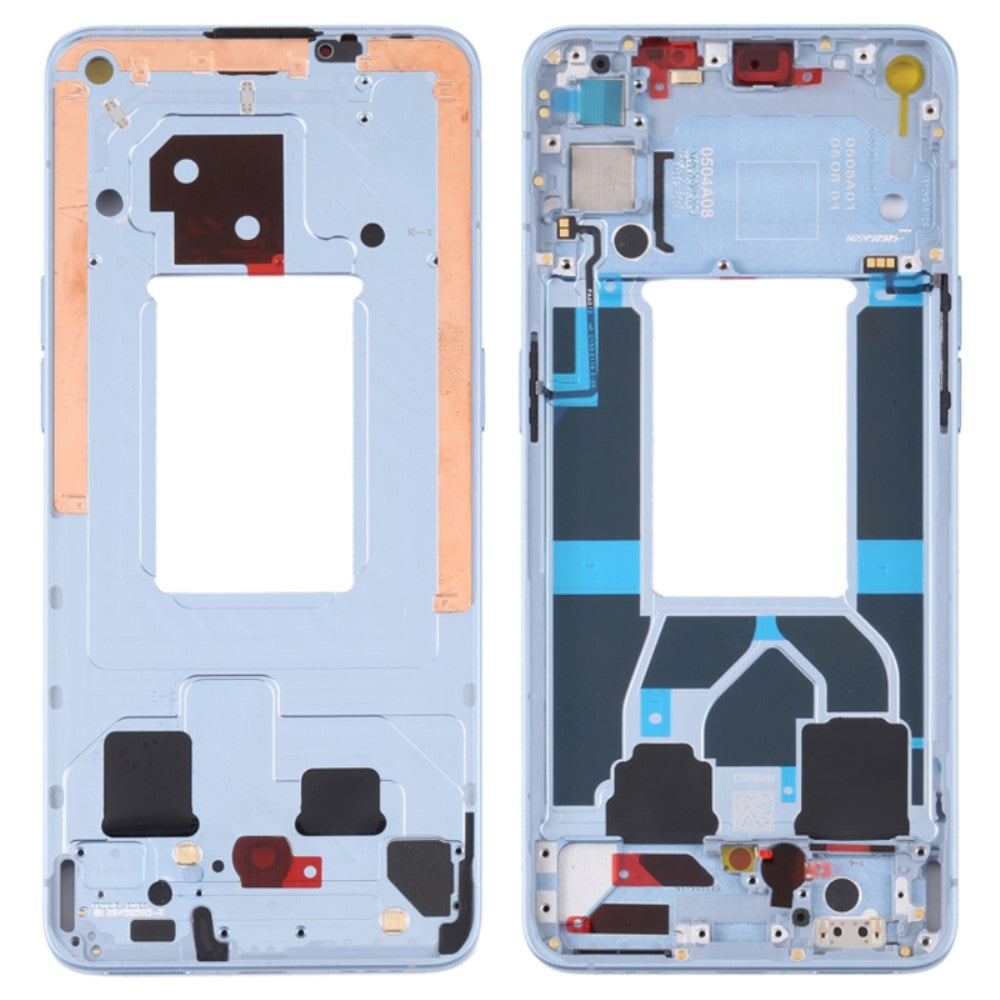 LCD Middle Frame Chassis Oppo Reno6 5G Blue