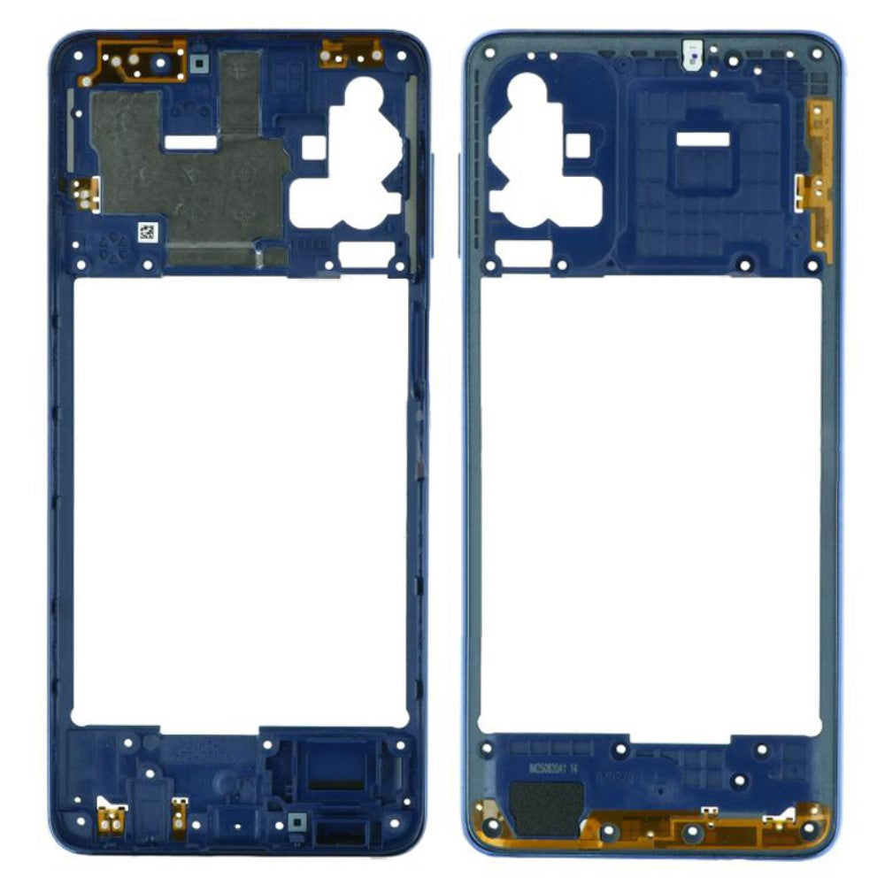 Chasis Carcasa Trasera Marco Samsung Galaxy M51 M515 Azul