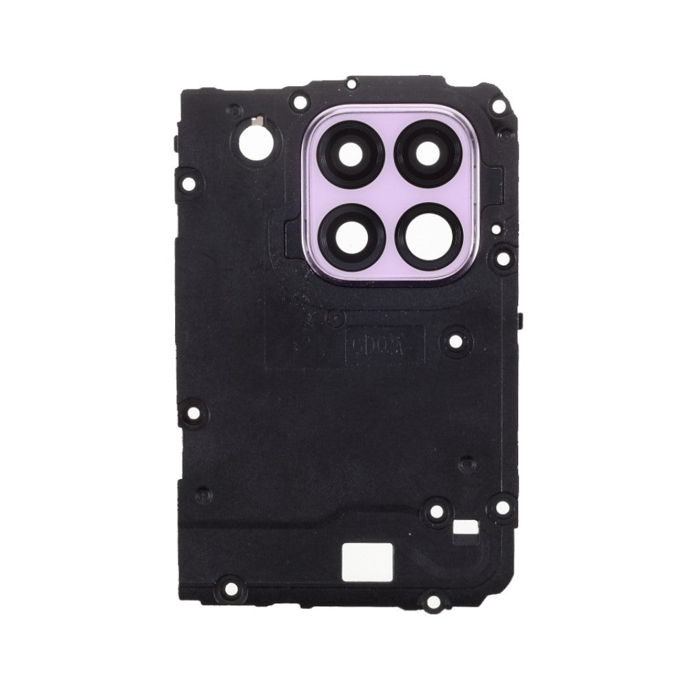 Châssis de protection de plaque + cache d'objectif Huawei P40 Lite 4G Violet