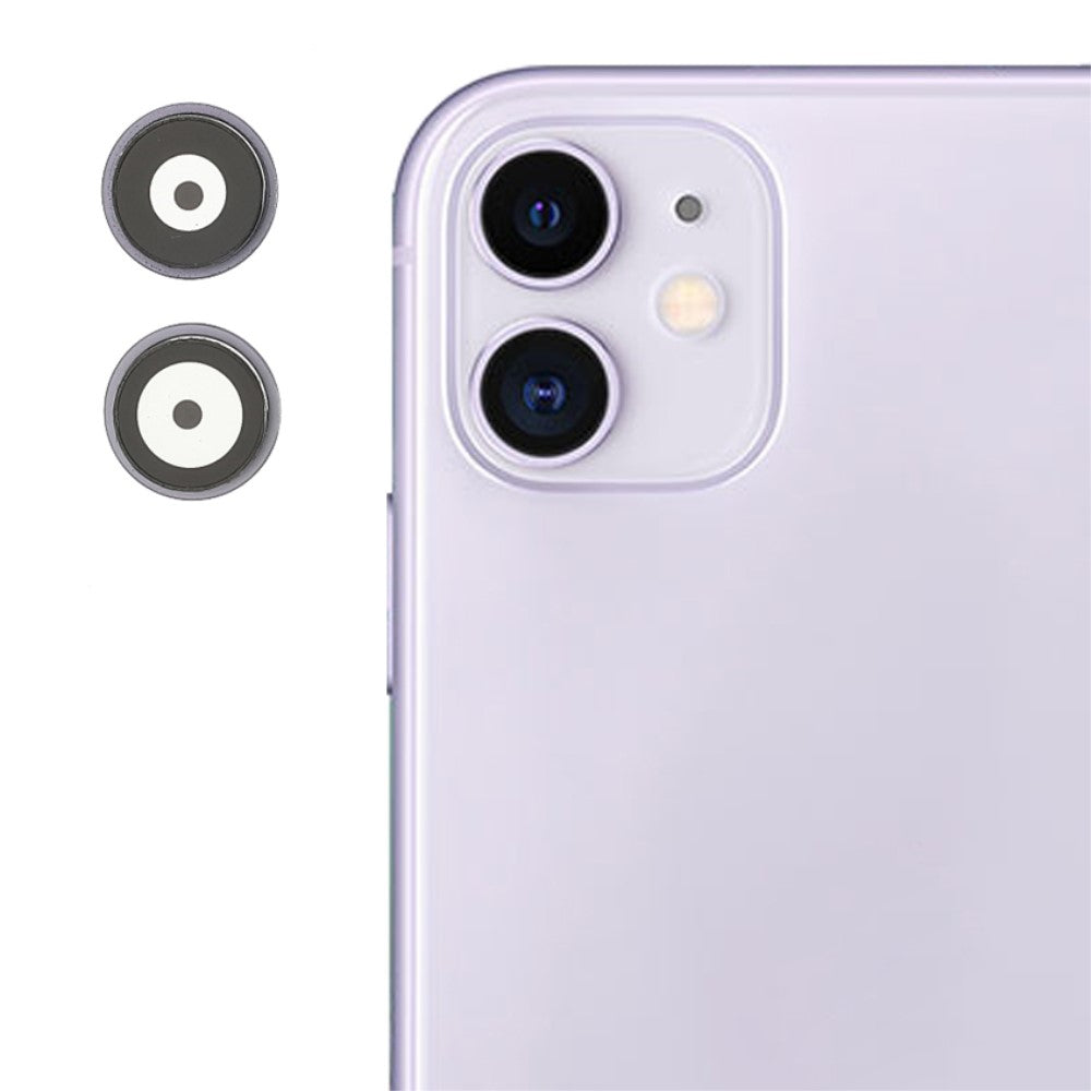 Cache d'objectif de caméra arrière (verre uniquement) Apple iPhone 11 Violet