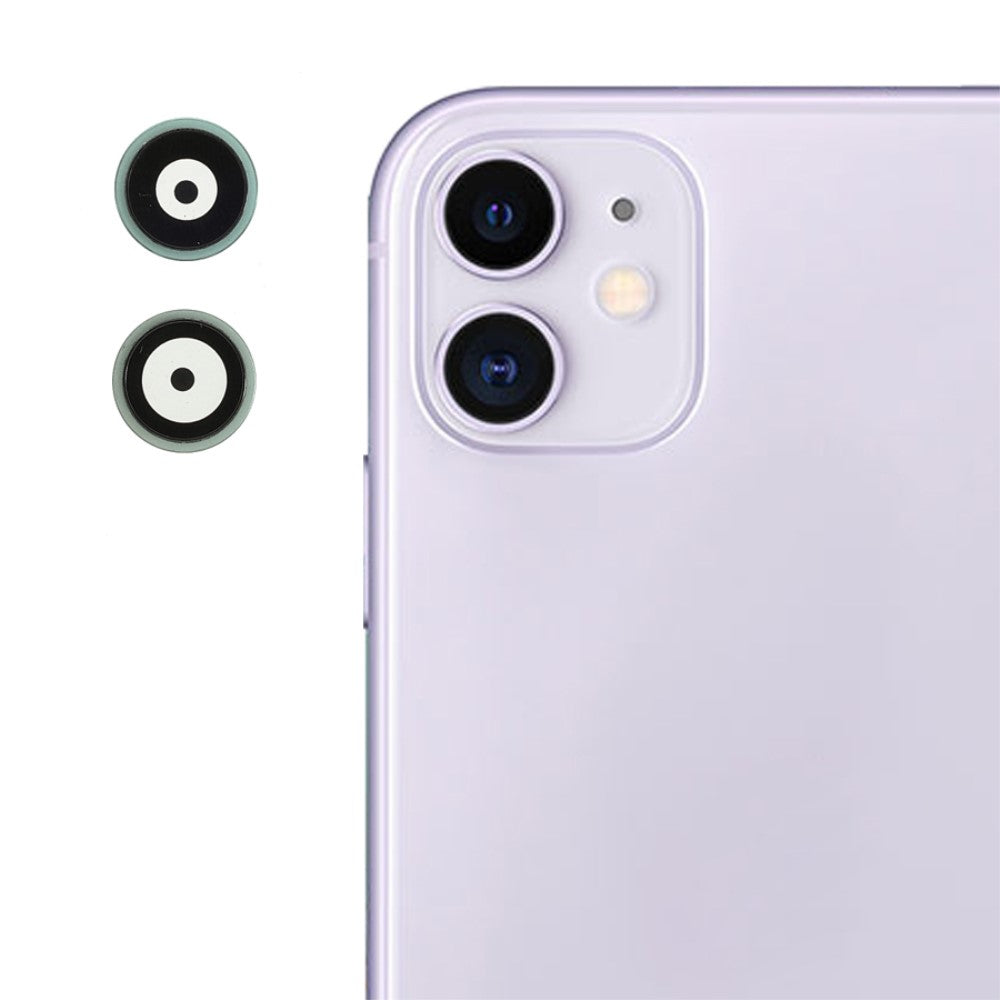 Couvercle d'objectif de caméra arrière (verre uniquement) Apple iPhone 11 Vert