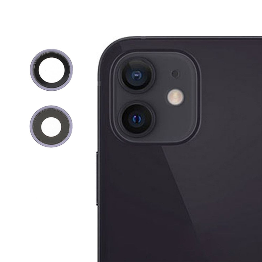 Cache d'objectif de caméra arrière (verre uniquement) Apple iPhone 12 / 12 Mini Violet