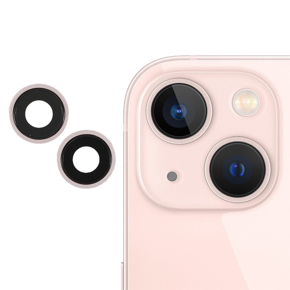 Rear Camera Lens Cover (Glass Only) Apple iPhone 13 / 13 Mini Pink