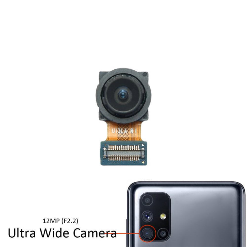 Caméra arrière ultra-large et flexible Samsung Galaxy M51 M515