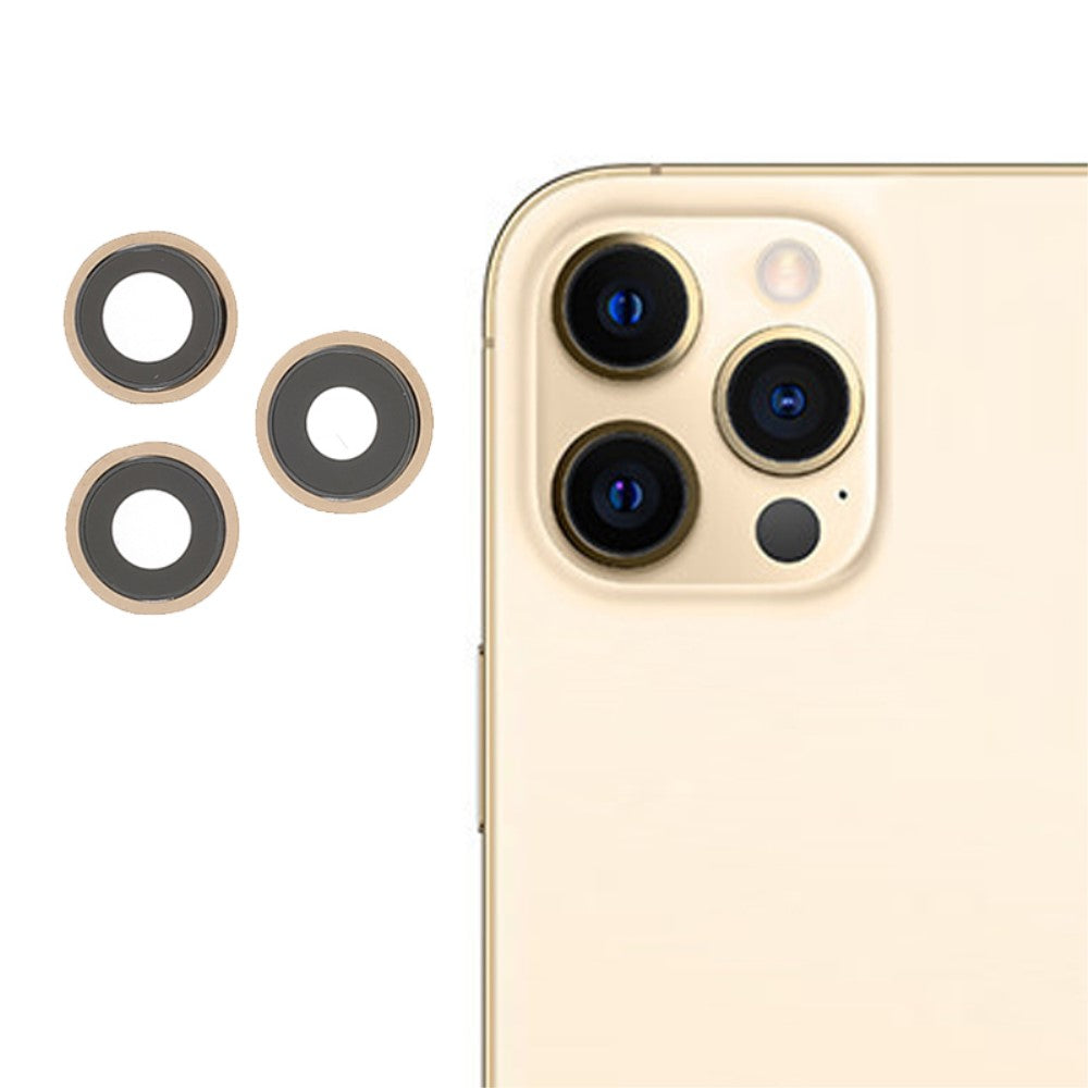 Rear Camera Lens Cover iPhone 12 Pro Max Gold