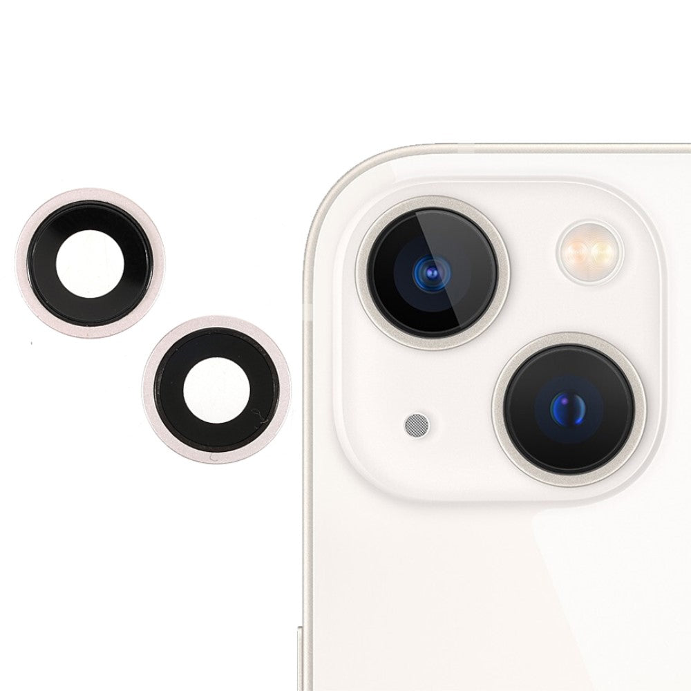 Cache Objectif Caméra Arrière iPhone 13 / 13 Mini Blanc
