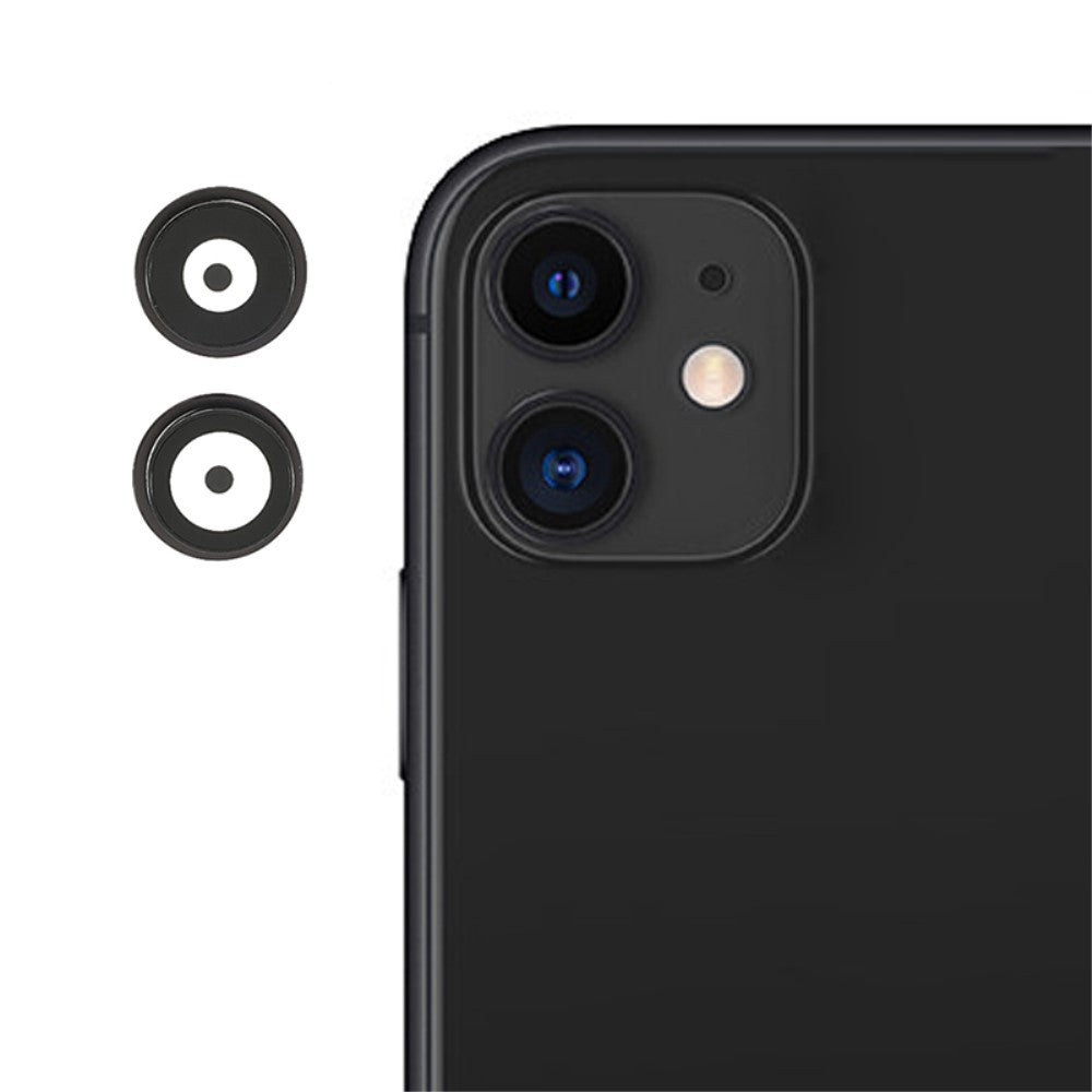 Cache objectif de caméra arrière iPhone 11 noir