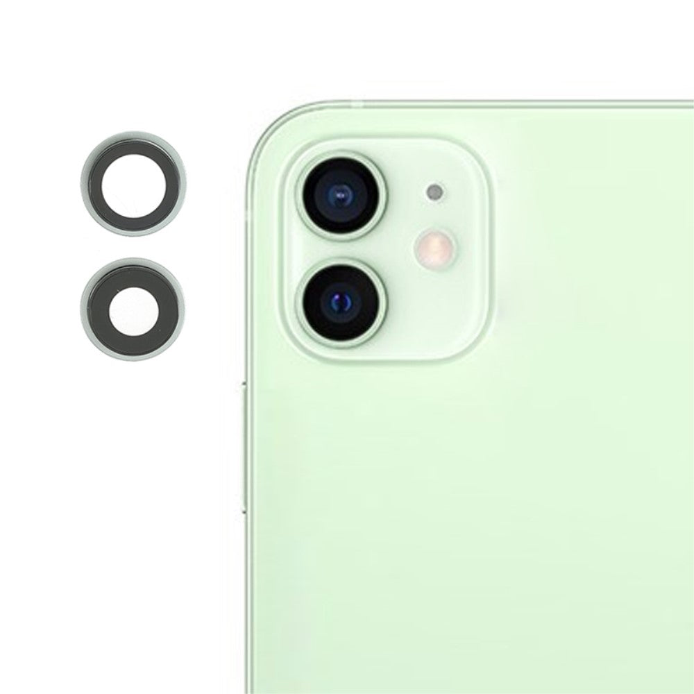 Cubierta Lente Camara Trasera iPhone 12 / 12 Mini Verde