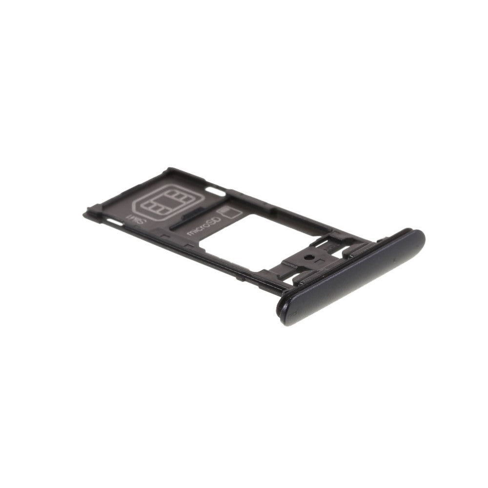 SIM Holder Tray Micro SIM Sony Xperia XZ2 Compact Black