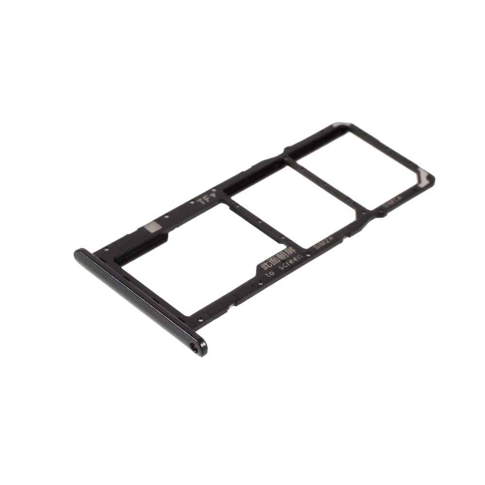 SIM Holder Tray Micro SIM Huawei Y7 (2019) / Y7 Pro (2019) Black
