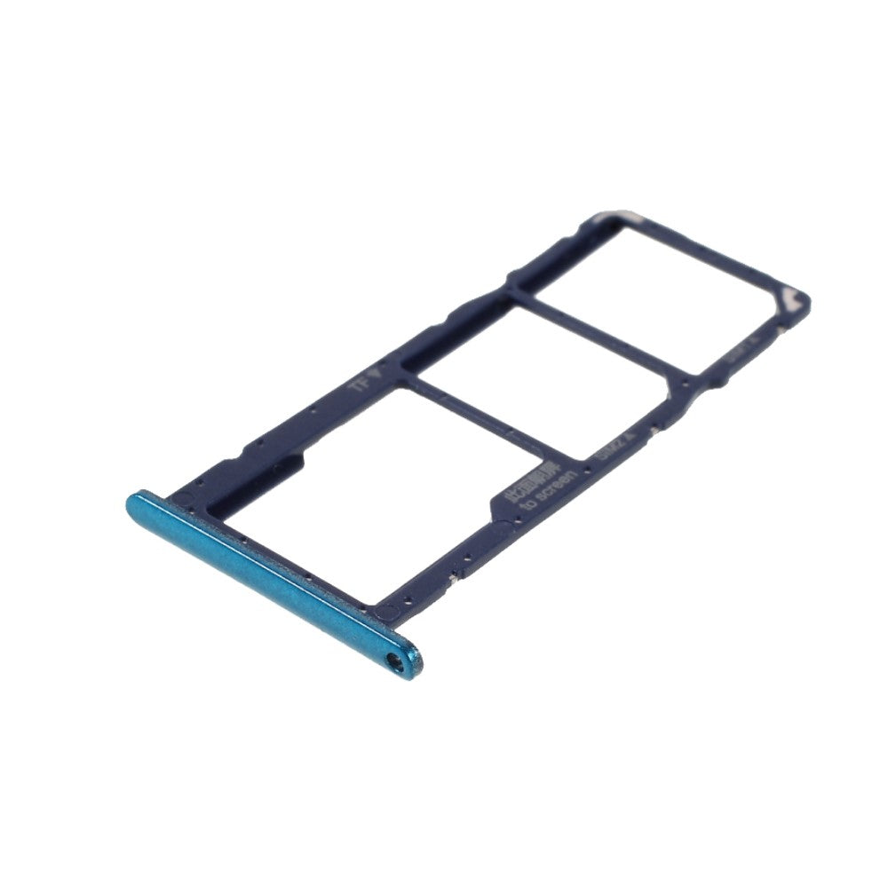 SIM Holder Tray Micro SIM Huawei Y7 (2019) / Y7 Pro (2019) Blue