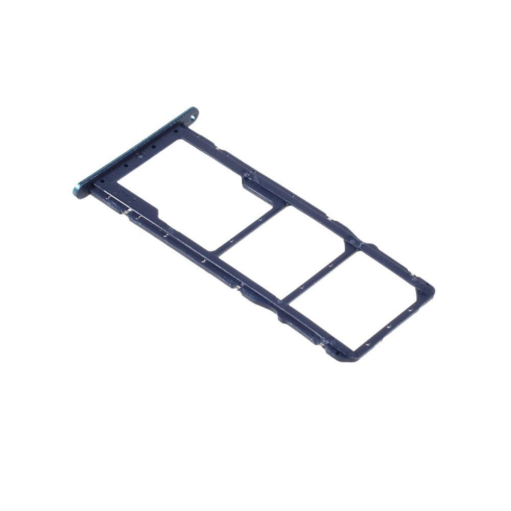 SIM Holder Tray Micro SIM Huawei Y7 (2019) / Y7 Pro (2019) Blue