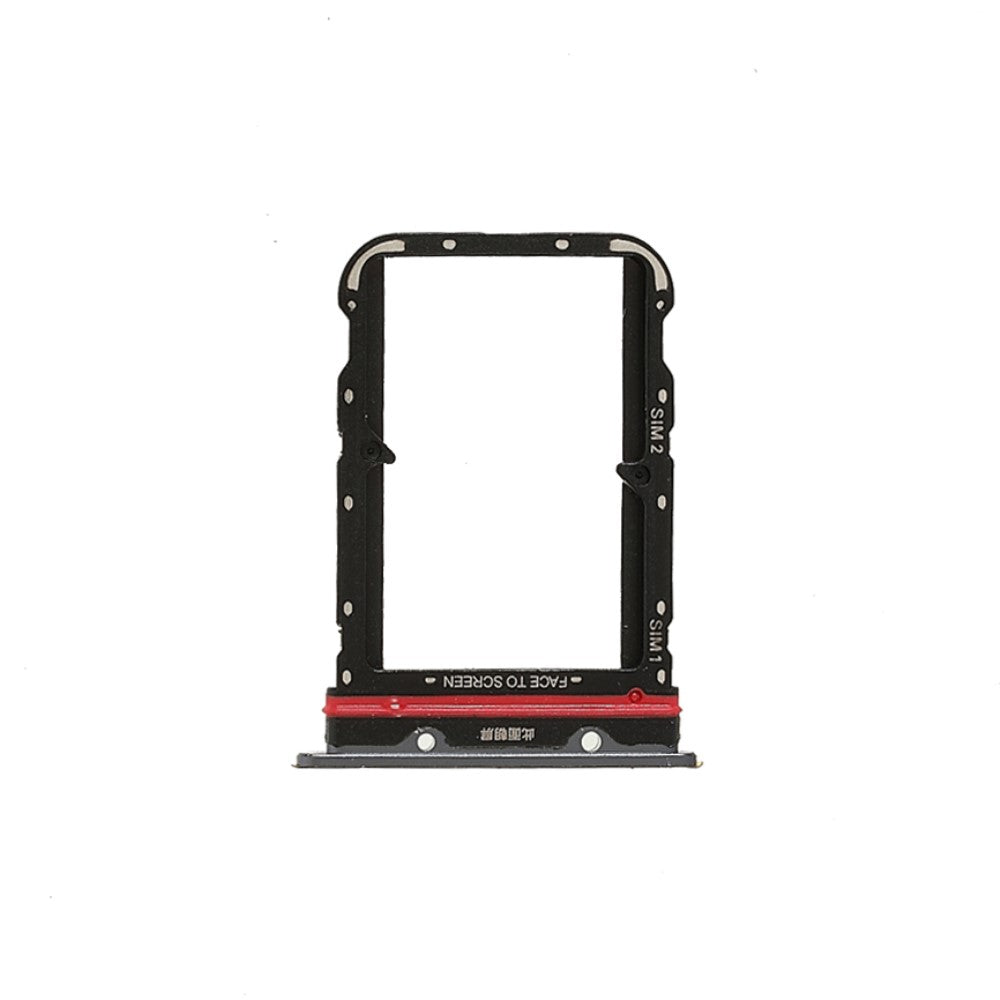 Plateau porte-carte double SIM Xiaomi MI Note 10 Lite (M2002F4LG / M1910F4G) Noir