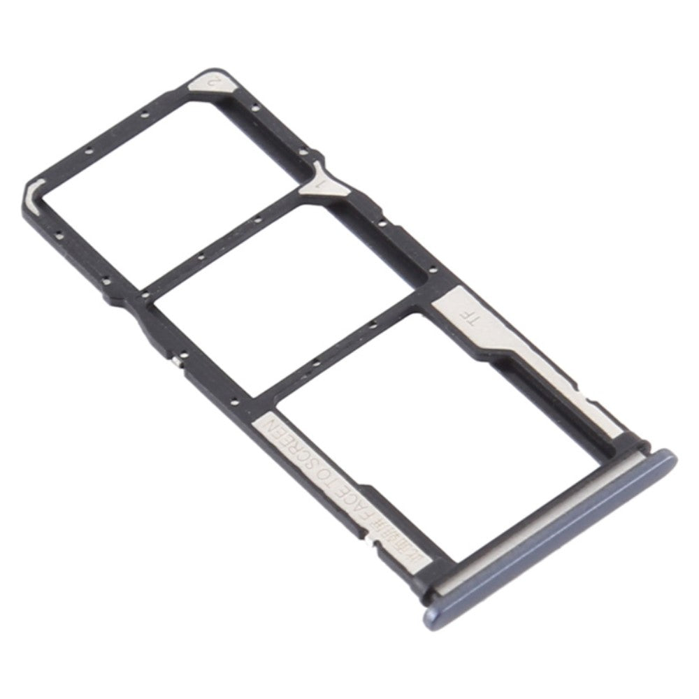 SIM Holder Tray Micro SIM / Micro SD Xiaomi Redmi 9 Black