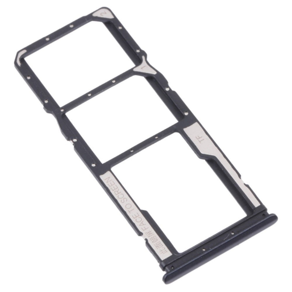 SIM Holder Tray Micro SIM / Micro SD Xiaomi Redmi Note 9 4G / 9T J19S Black