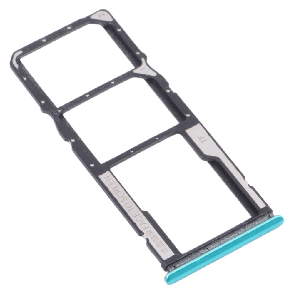 SIM Holder Tray Micro SIM / Micro SD Xiaomi Redmi Note 9 4G / 9T J19S Green