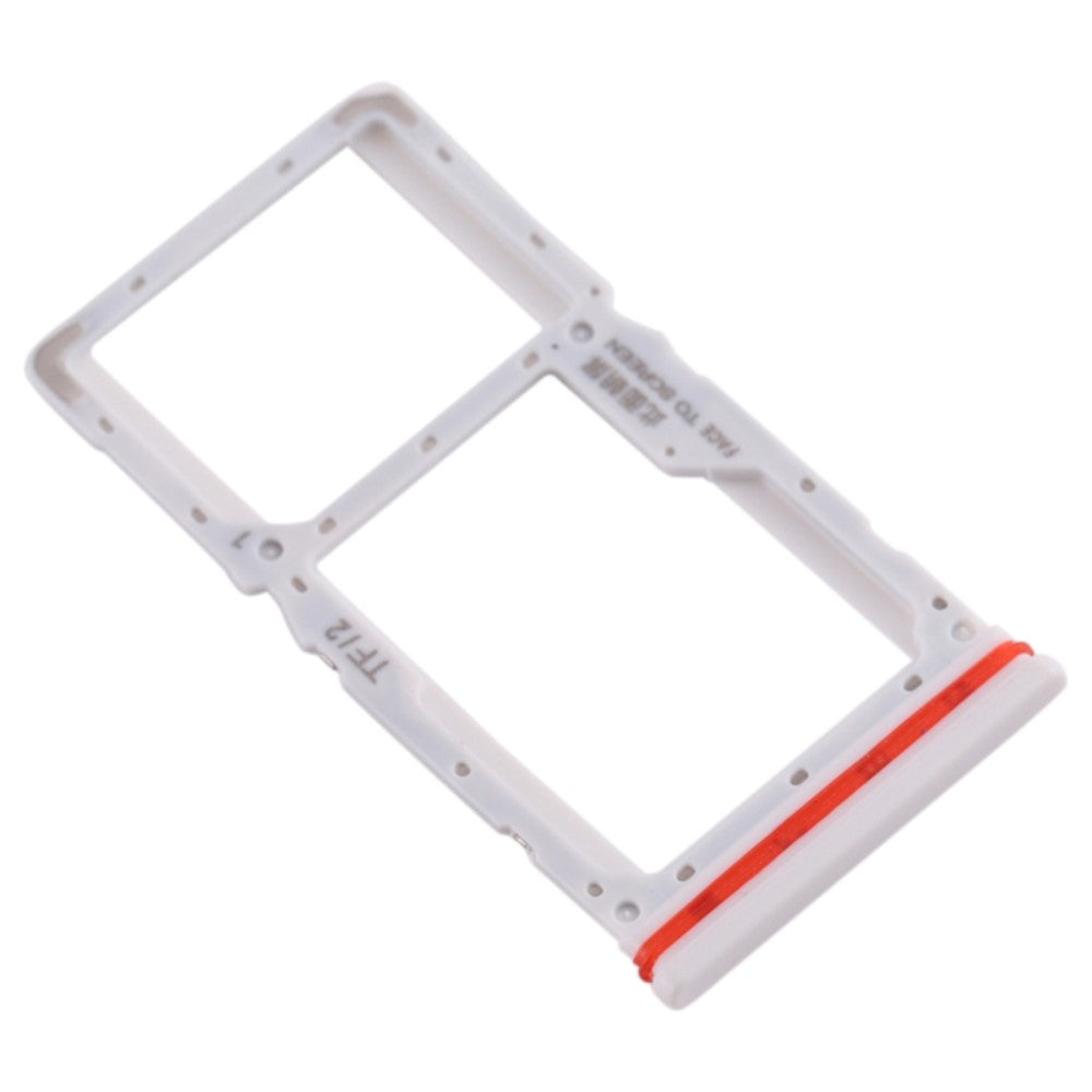 SIM Holder Tray Micro SIM / Micro SD Xiaomi Redmi K30 4G White