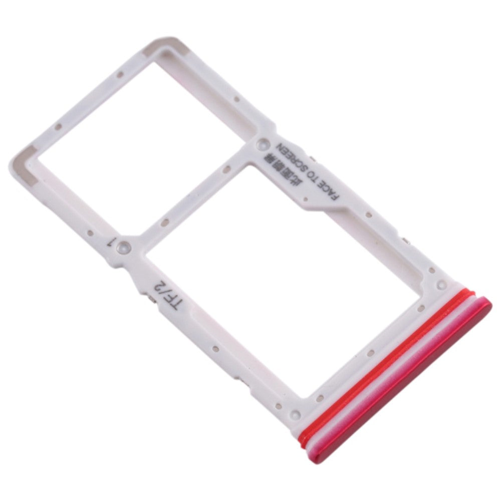 Bandeja Porta SIM Micro SIM / Micro SD Xiaomi Redmi K30 4G Rojo