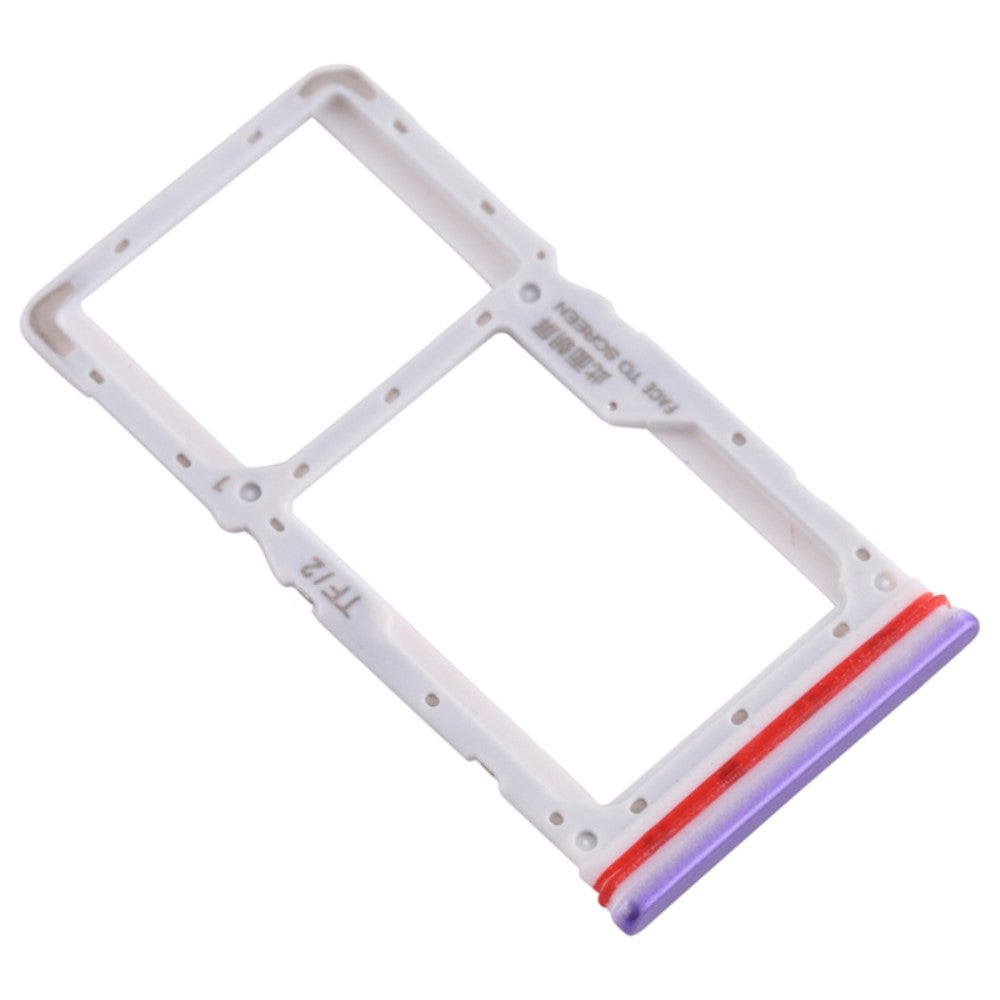 SIM Holder Tray Micro SIM / Micro SD Xiaomi Redmi K30 4G Purple