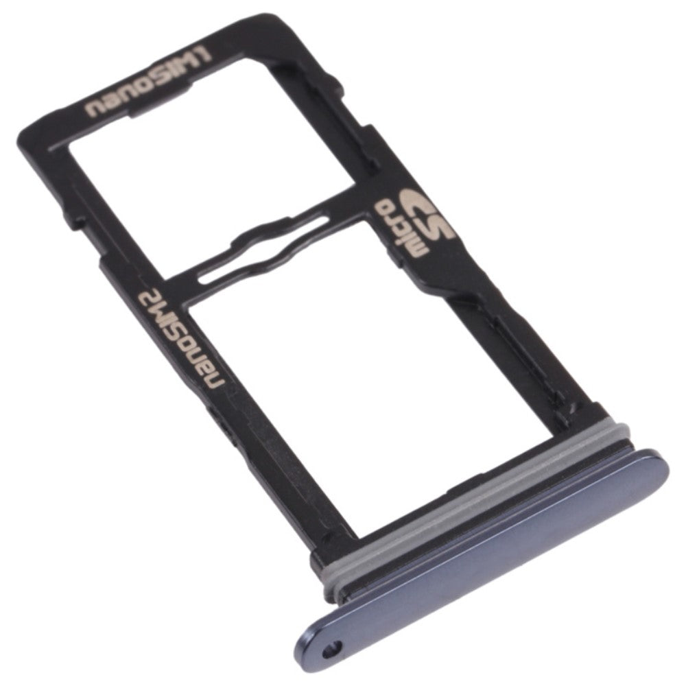 SIM Holder Tray Micro SIM / Micro SD LG G8s ThinQ Black