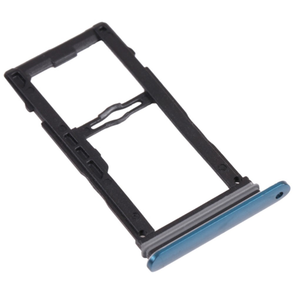 SIM Holder Tray Micro SIM / Micro SD LG G8s ThinQ Blue