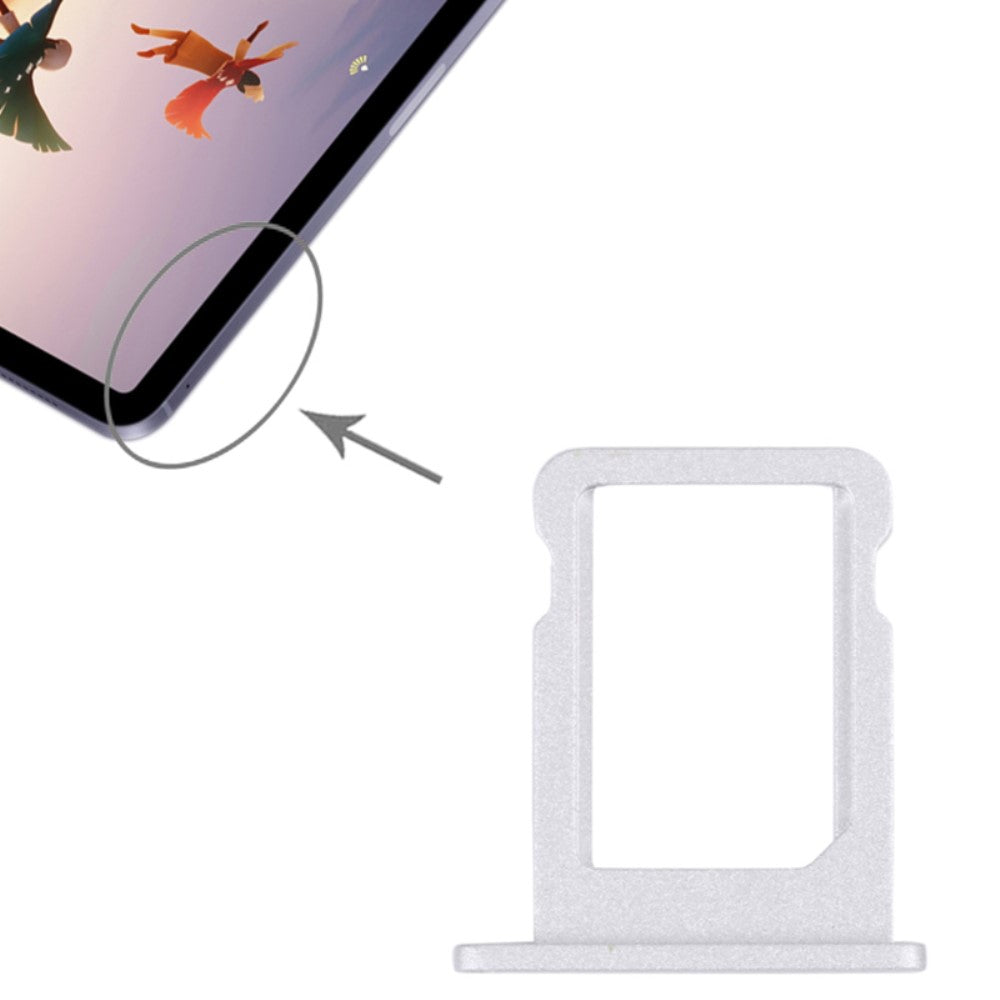 DUAL SIM SIM Holder Tray Apple iPad Air (2022) / iPad Air 5 10.9 Silver