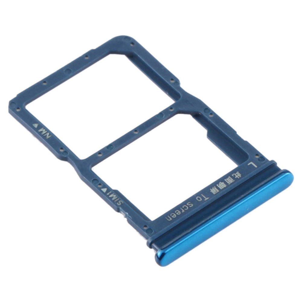 DUAL SIM SIM Holder Tray Huawei P Smart 2020 Blue