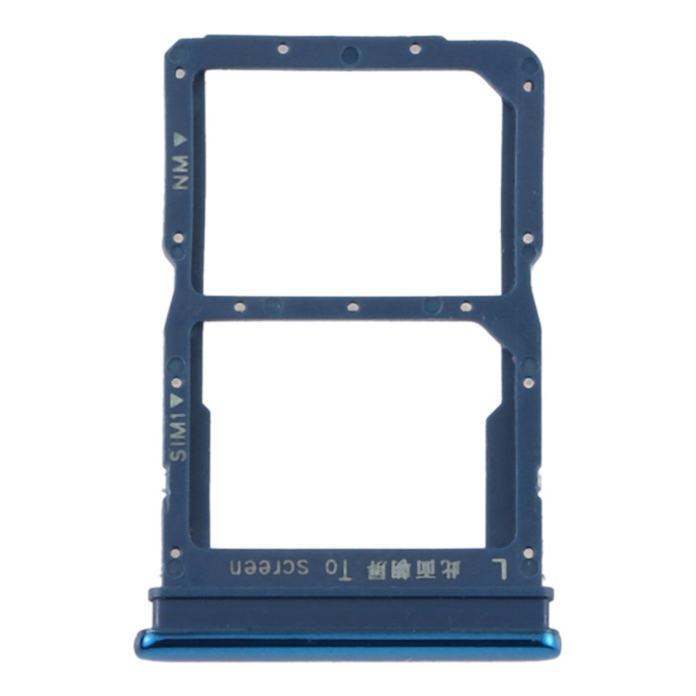 DUAL SIM SIM Holder Tray Huawei P Smart 2020 Blue