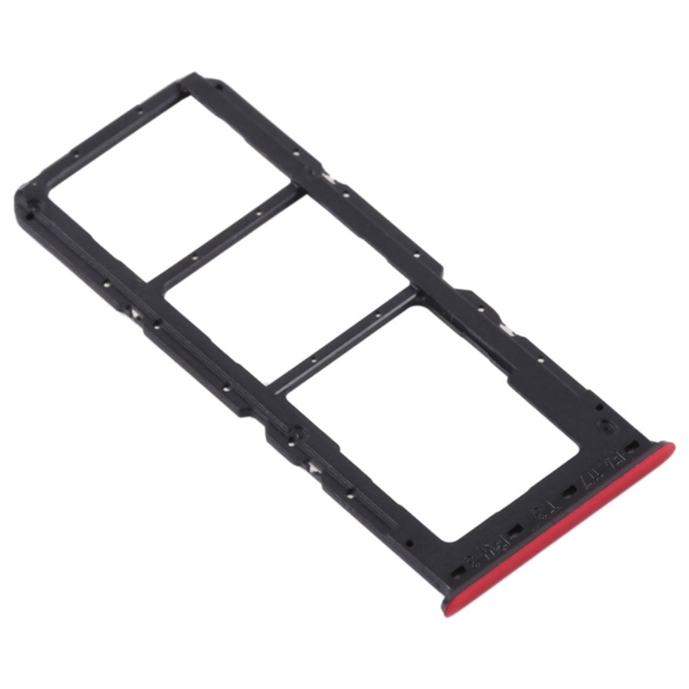 Bandeja Porta SIM Micro SIM / Micro SD Oppo A91 / F15 Rojo