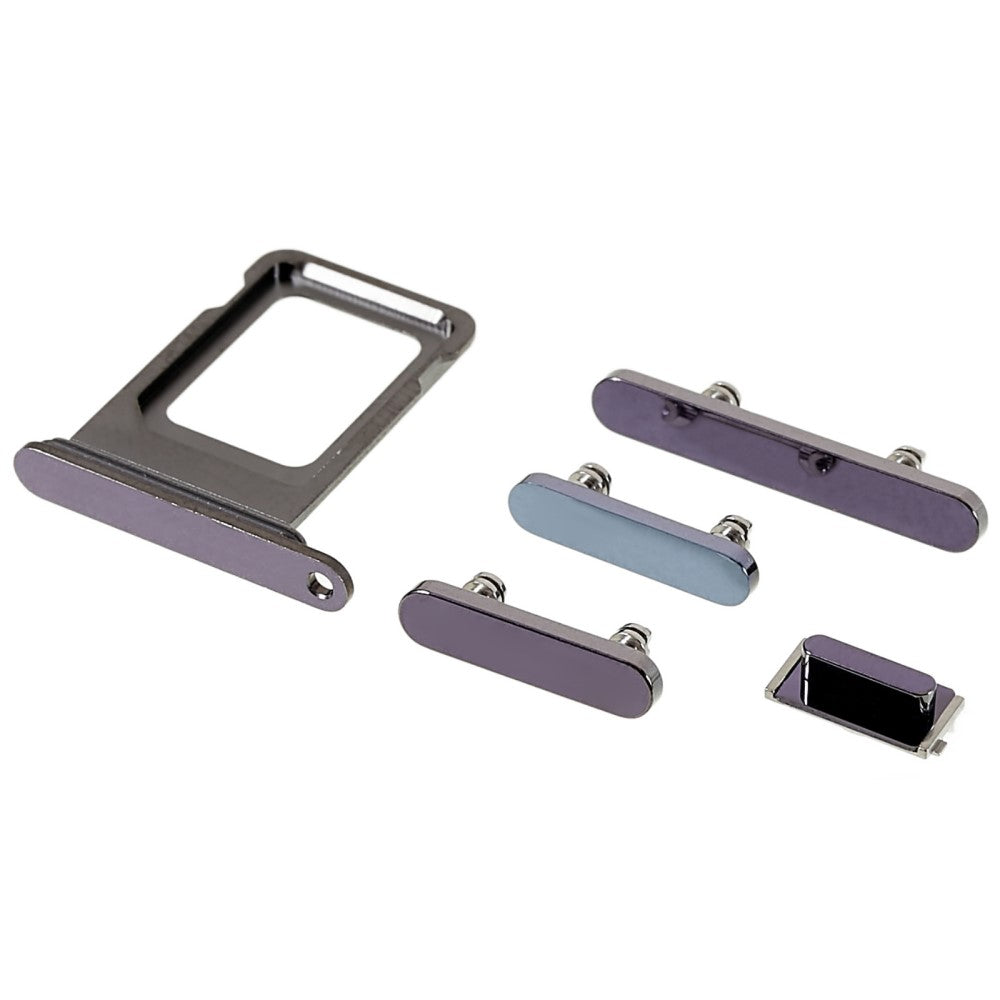 Full Exterior Buttons + SIM Holder Apple iPhone 14 Pro Purple