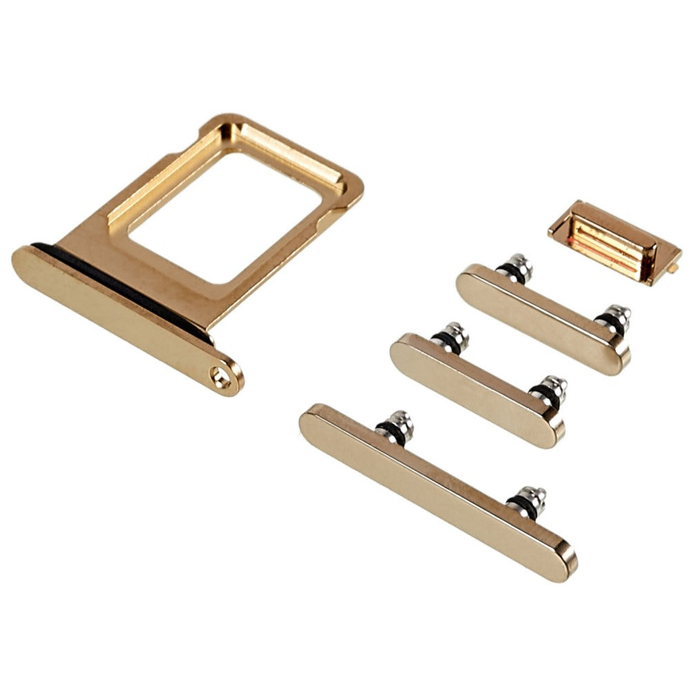 Complete Exterior Buttons + SIM Holder Apple iPhone 14 Pro Gold