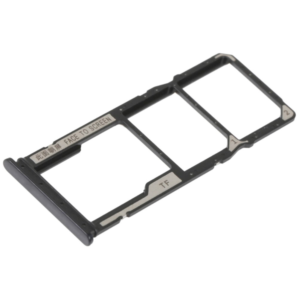 SIM Holder Tray Micro SIM / Micro SD Xiaomi Redmi 10C 4G / Poco C40 4G Black