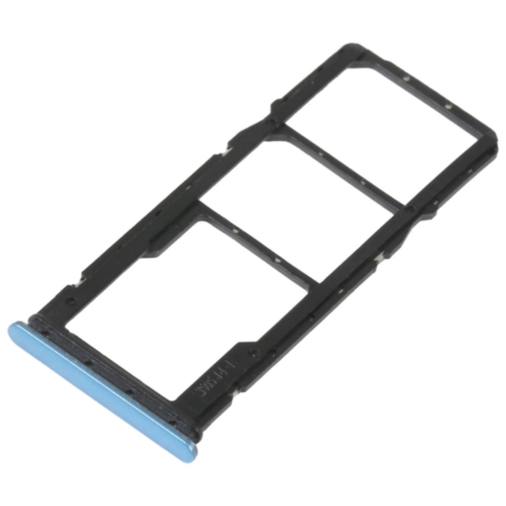 Plateau porte-carte SIM Micro SIM / Micro SD Xiaomi Redmi 10C 4G / Poco C40 4G Bleu