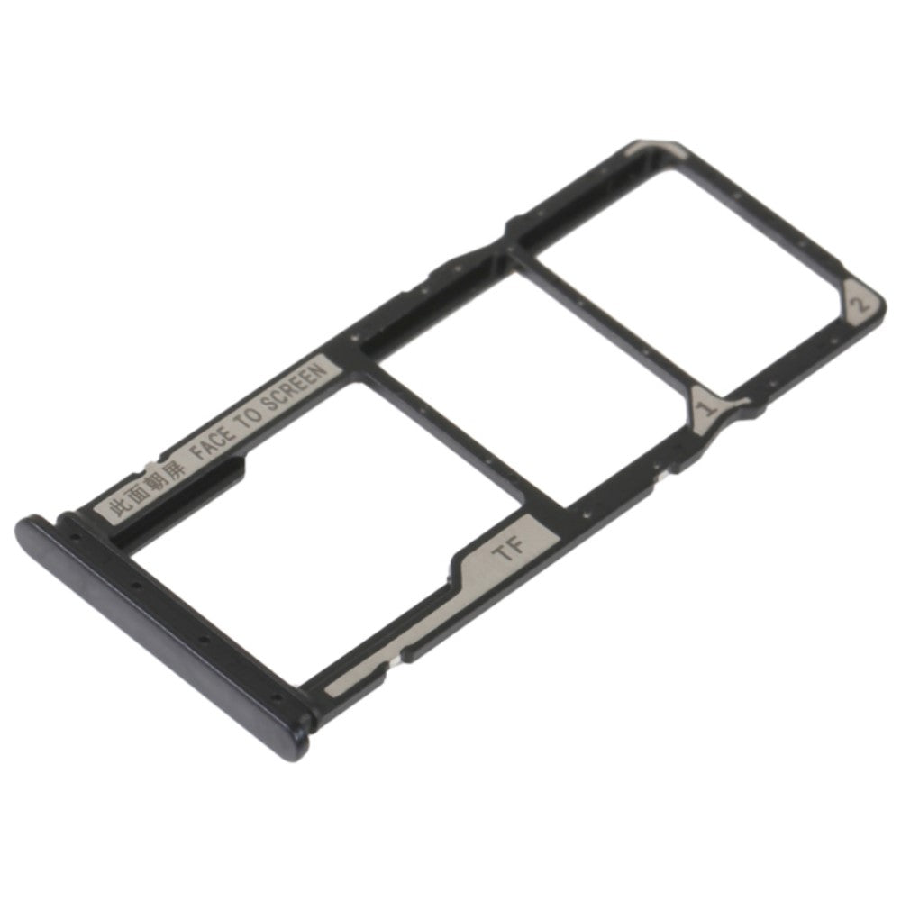 SIM Holder Tray Micro SIM / Micro SD Xiaomi Redmi 10A 220233L2C Black