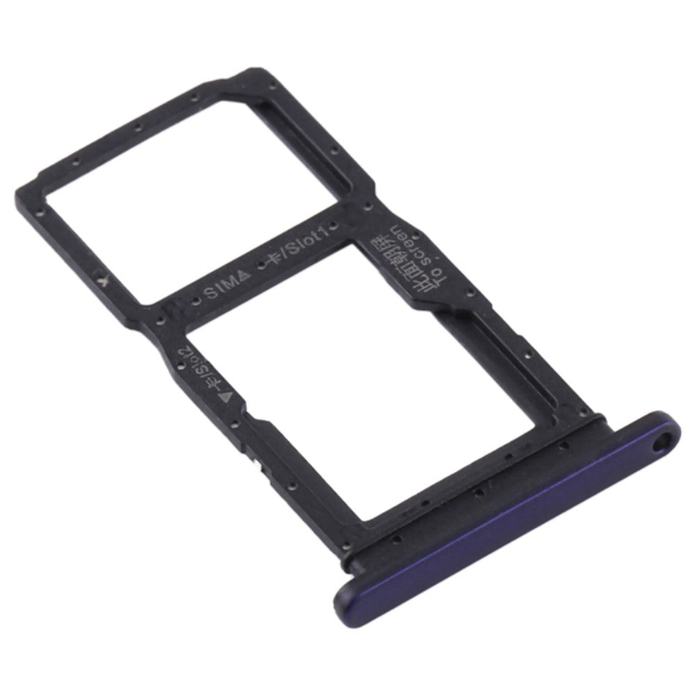 DUAL SIM SIM Holder Tray Huawei Y9s Purple