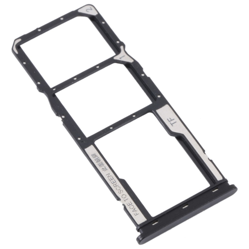 SIM Holder Tray Micro SIM / Micro SD Xiaomi Redmi A1 4G / Redmi A1+ 4G Black