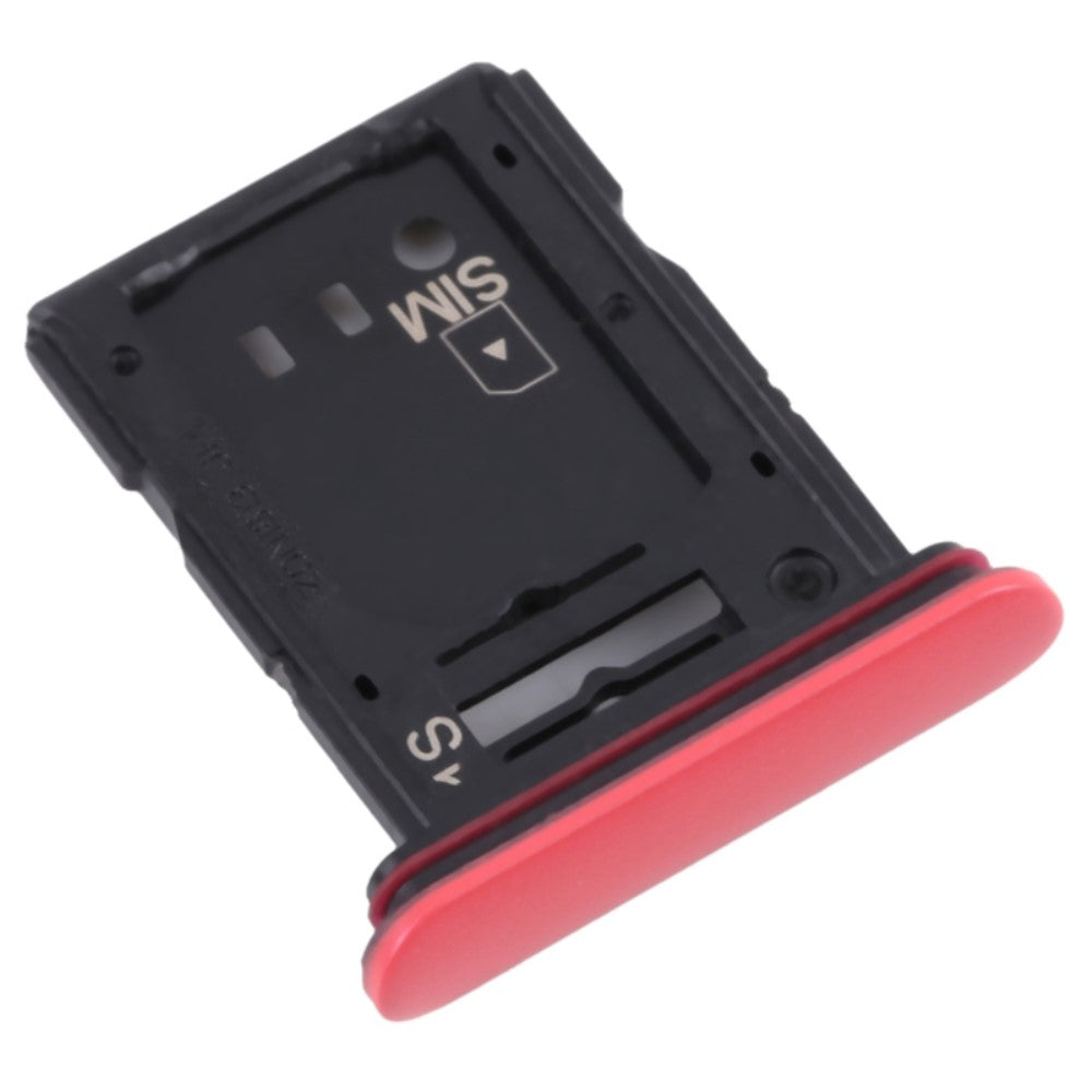 Plateau porte-carte SIM Micro SIM Sony Xperia 10 III 5G Rouge