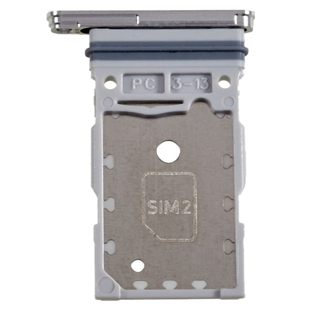 DUAL SIM SIM Holder Tray Samsung Galaxy S23 S911 / S23+ S916 Silver