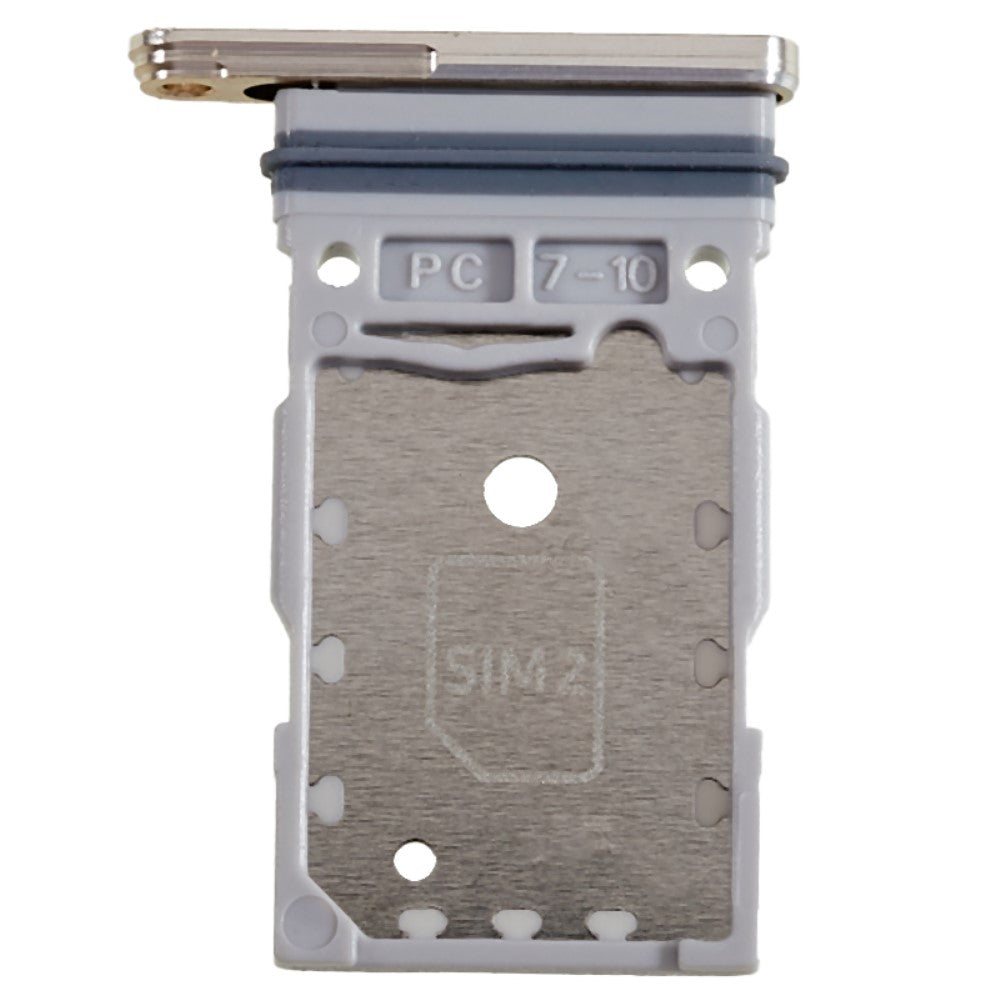 DUAL SIM SIM Holder Tray Samsung Galaxy S23 Ultra 5G S918 Silver