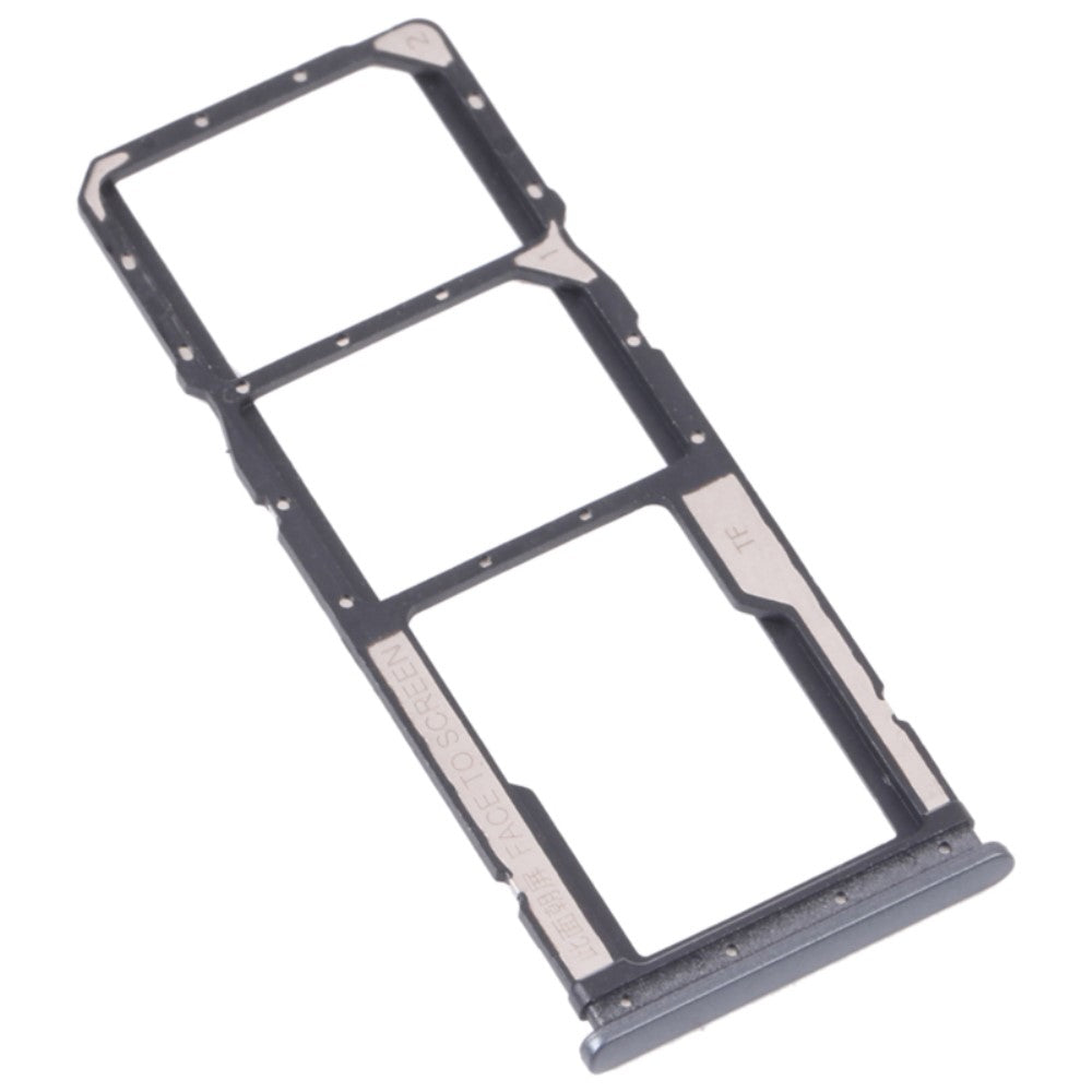 SIM Holder Tray Micro SIM / Micro SD Xiaomi Redmi Note 12 4G Black
