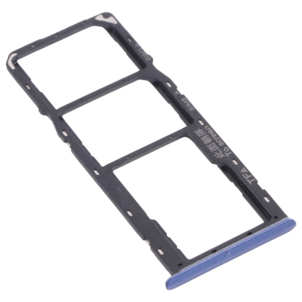 SIM Holder Tray Micro SIM / Micro SD Realme 7 Blue