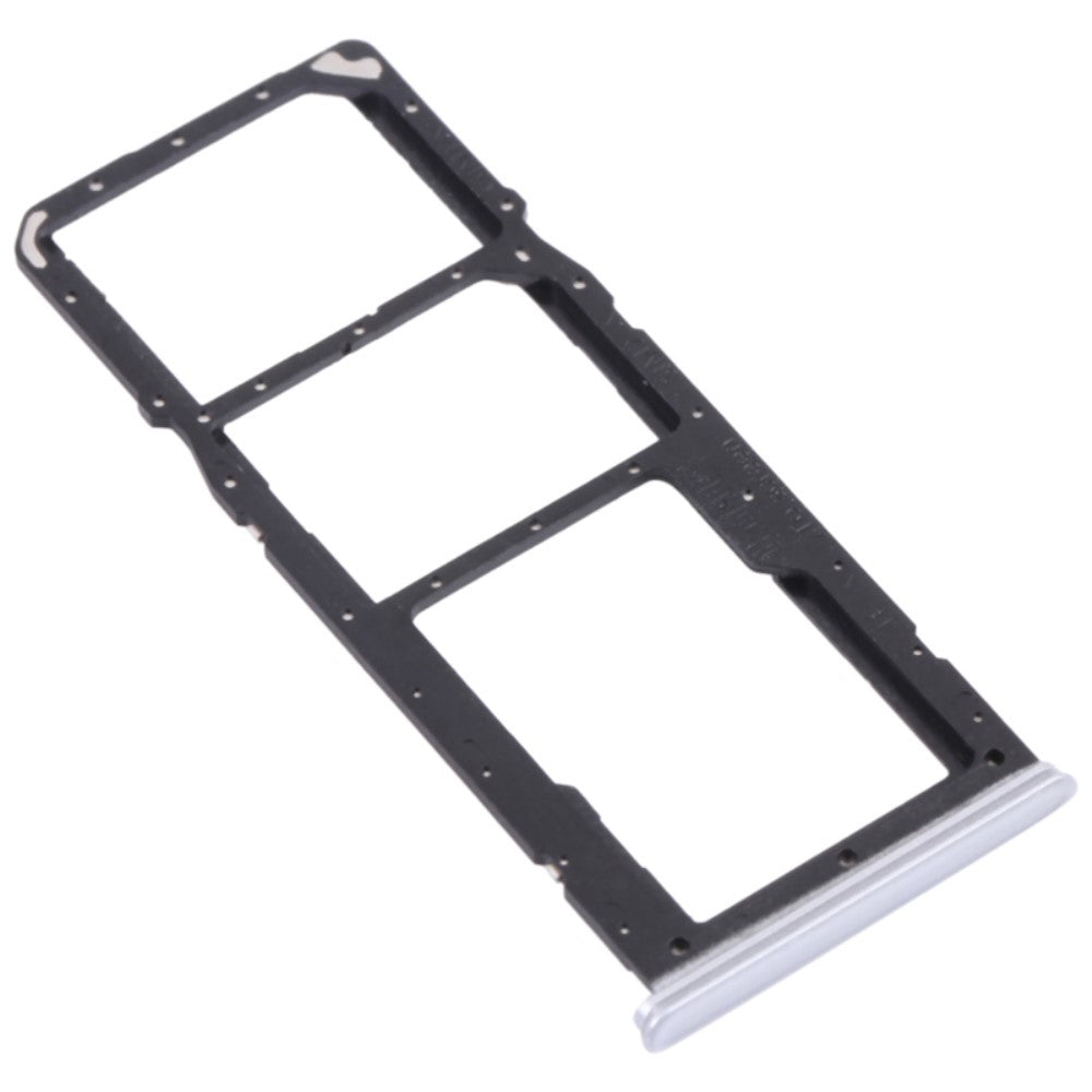SIM Holder Tray Micro SIM / Micro SD Realme 7 Silver